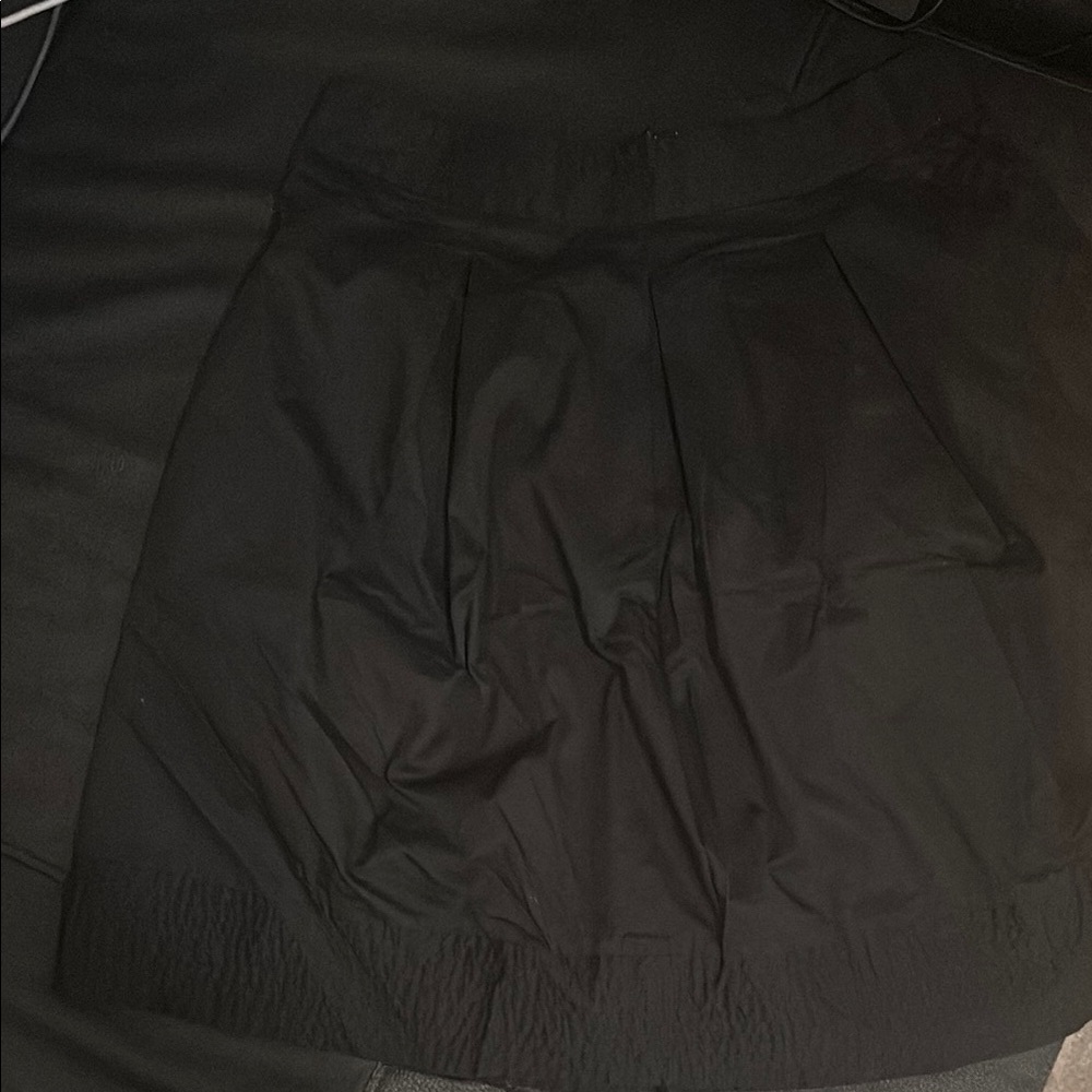 Ann Taylor Black Bubble Midi Skirt